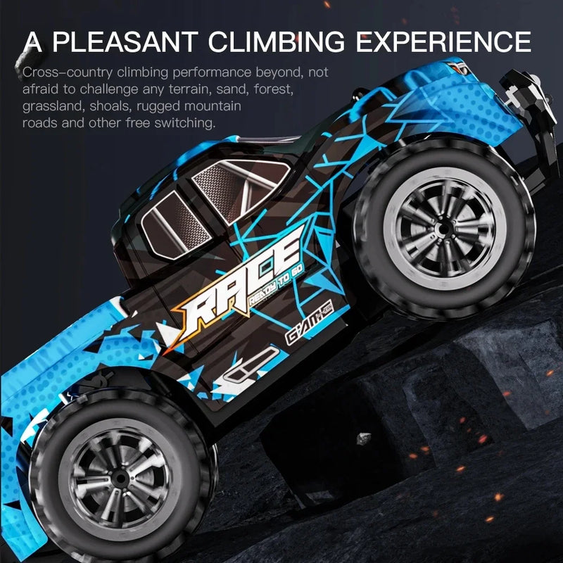 1:16 RC Car with LED Lights – High-Speed Off-Road Adventure