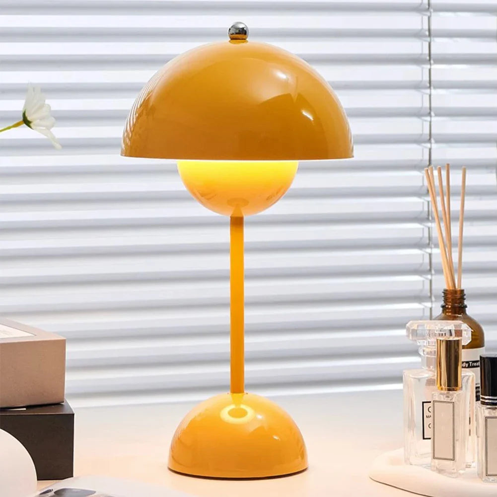 Flowerpot Touch Rechargeable Cordless Desk Lamp