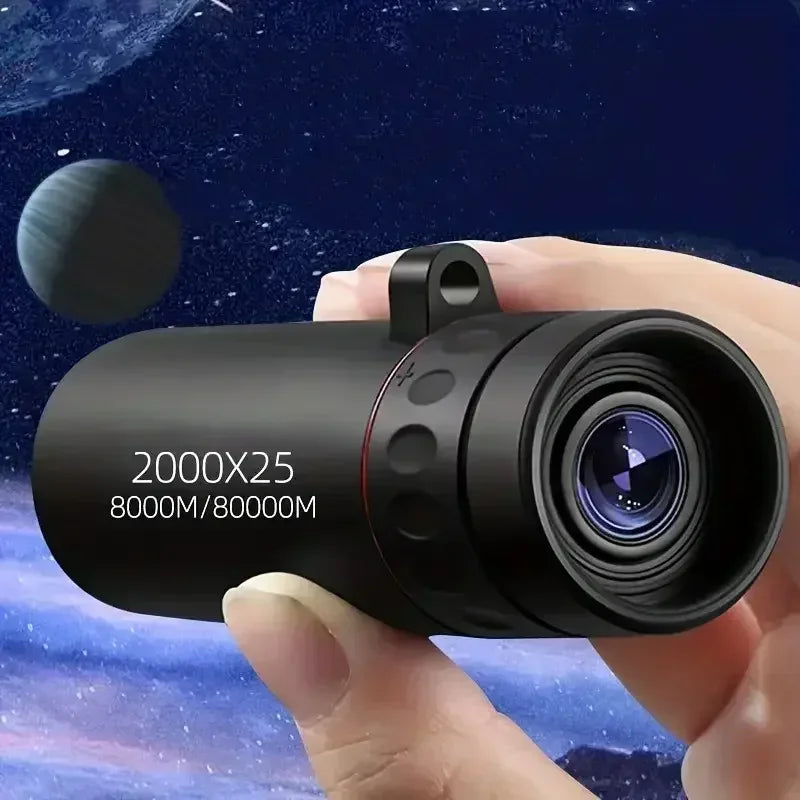 2000x25 HD Monocular Telescope – Portable Mobile Phone Scope