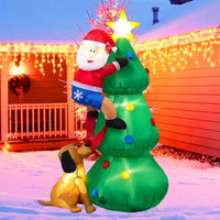 1.8M Giant Inflatable Santa Claus Christmas Decoration