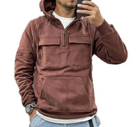 Tactical Half Zip-Up Fleece Hoodie/Jacket – Military-Grade Performance