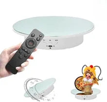 Jewelry Rotating Turntable – Remote Controlled Electric Display Stand