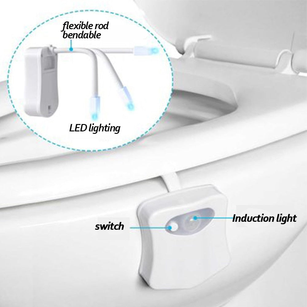 Motion Sensor Toilet Night Light