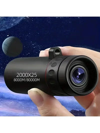 2000x25 HD Monocular Telescope – Portable Mobile Phone Scope