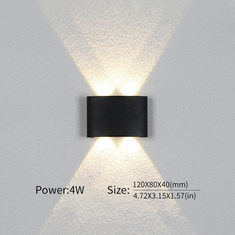 LED Waterproof Wall Lamp – IP66 Up and Down Lighting