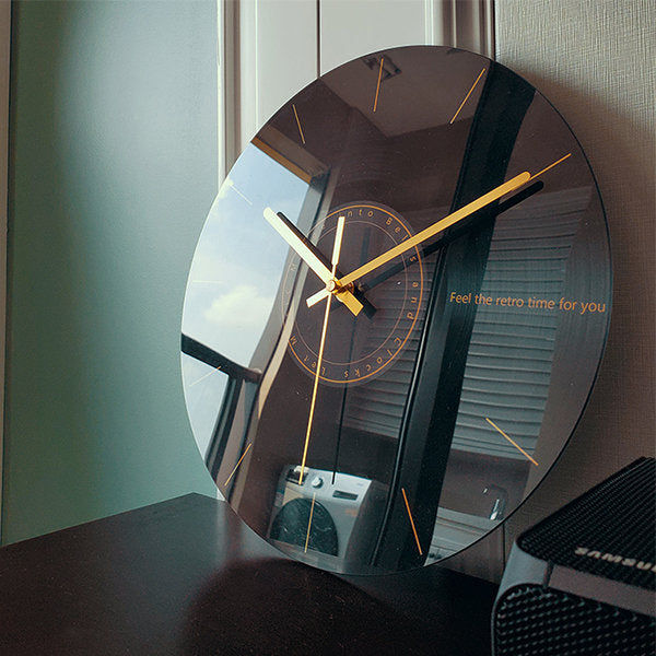 Glass Modern Wall Clock