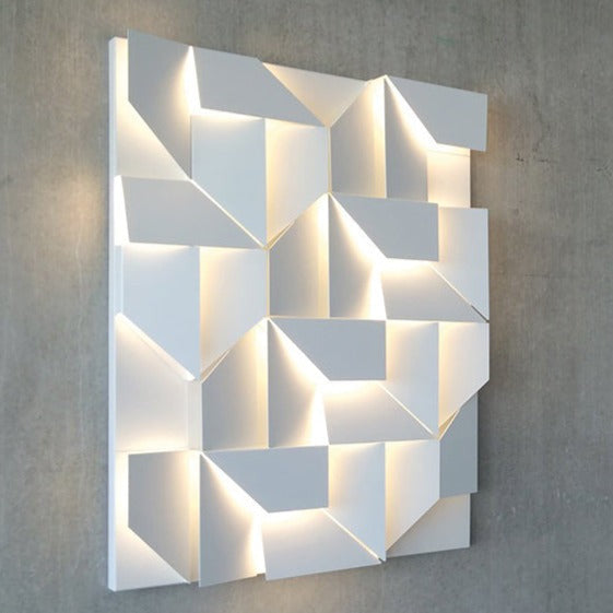 Geometrische Wandwandlampe