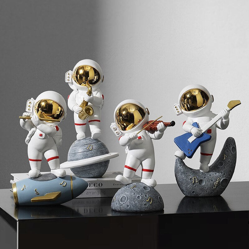 Astronaut Jazz Band Decor