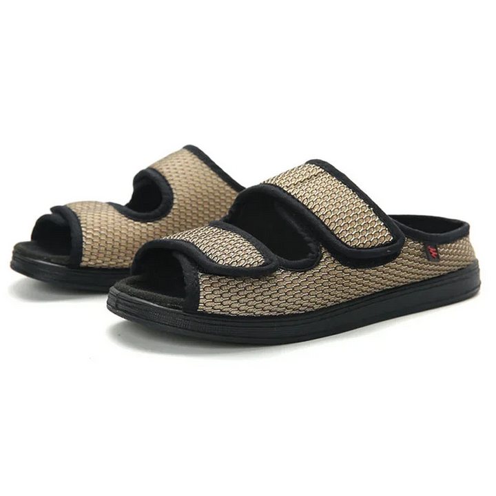 Extra breite Unisex-Sandalen für Diabetiker mit geschwollenen Füßen