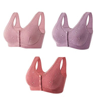 Design for Senior Front Closure Cotton Bra for Seniors