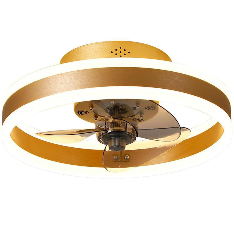 16'' Circular Dimmable LED Ceiling Fan with Light