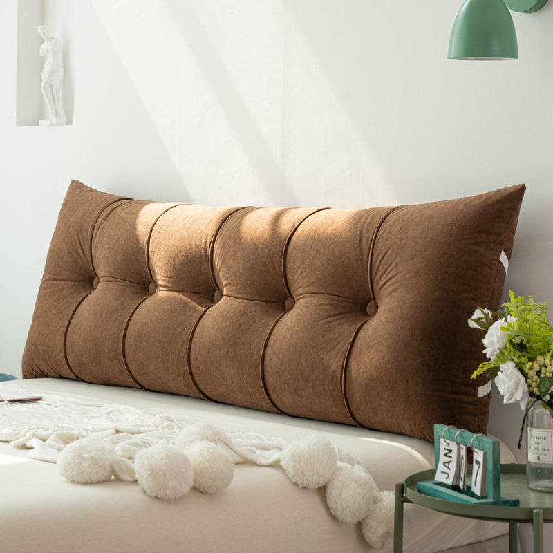 Luxury Headboard Pillow with Adjustable Support