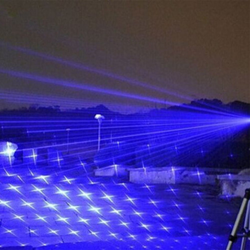 Burning Blue High-Power Tactical Laser Torch- Military Grade Flashlights