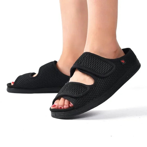 Extra breite Unisex-Sandalen für Diabetiker mit geschwollenen Füßen