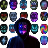 LED Smart Halloween Mask with Gesture Sensing