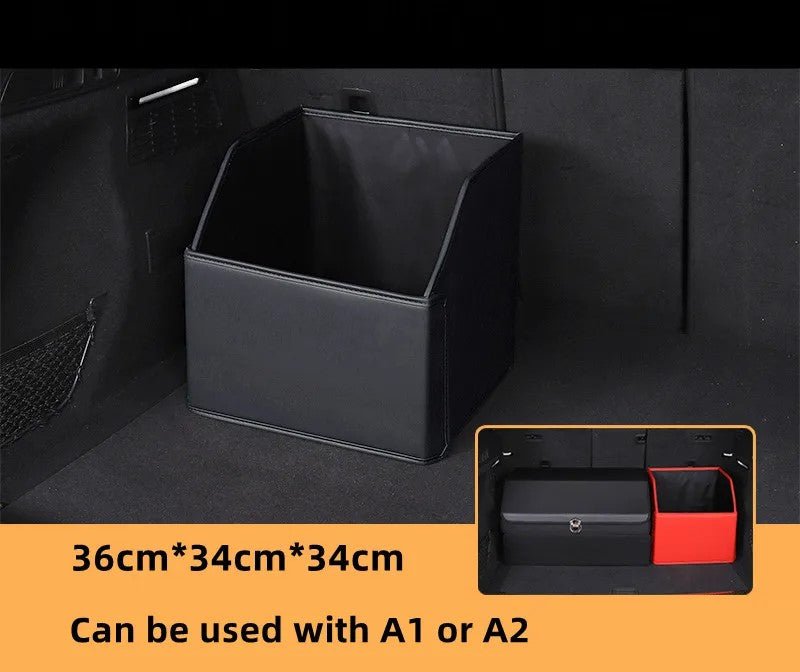 Car Trunk Organizer – Stylish Leather Storage Bag for Easy Tidying