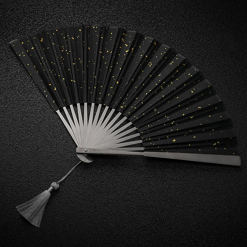 Cloud Titanium Folding Fan – All-Titanium Kung Fu Tai Chi Fan