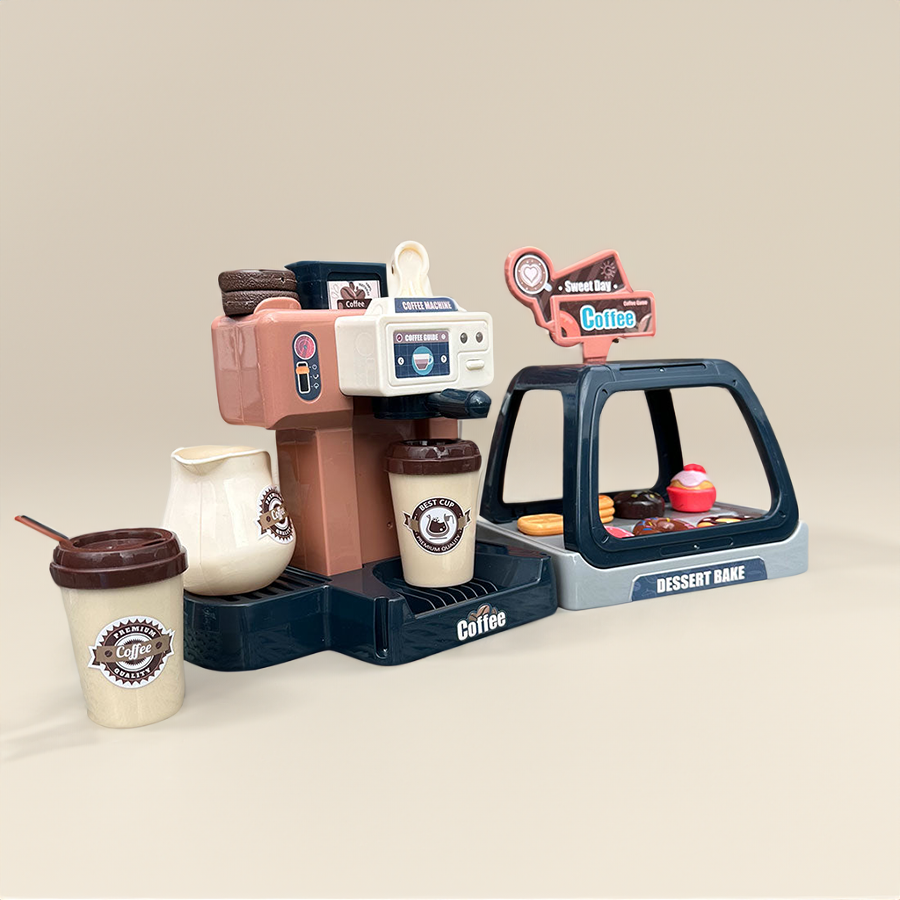 Kids’ Interactive Coffee Station Toy Set for Creative Play