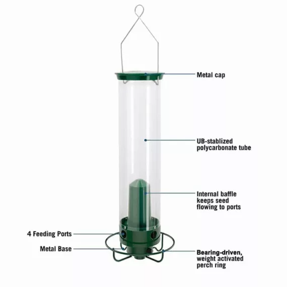 100 % eichhörnchensicheres Vogelfutterhaus