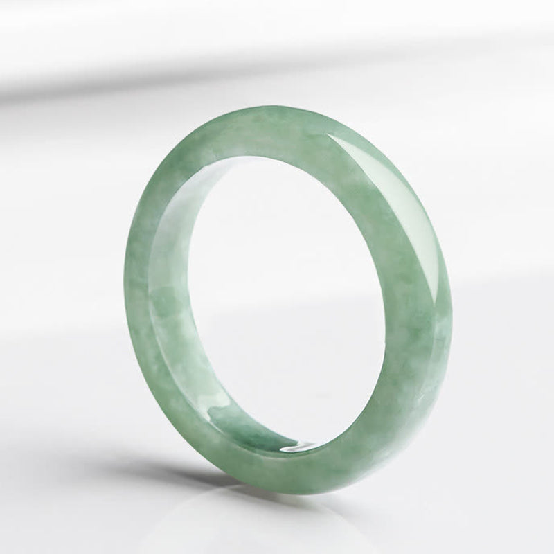 Natural Jade Prosperity Abundance Ring
