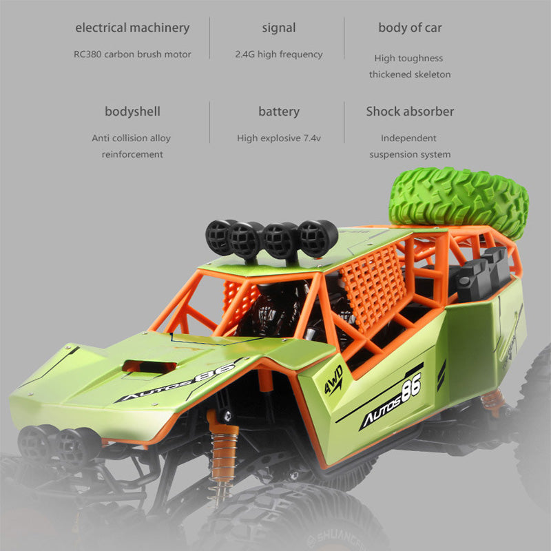 4WD Alloy Bigfoot Off-Road Climbing RC Car for Kids