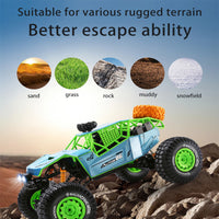 4WD Alloy Bigfoot Off-Road Climbing RC Car for Kids