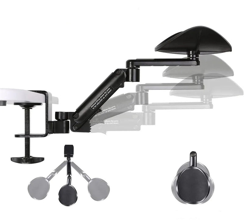 Ergonomic Rotating Forearm Desk Support - Ergonomic Arm Rest Support Extender