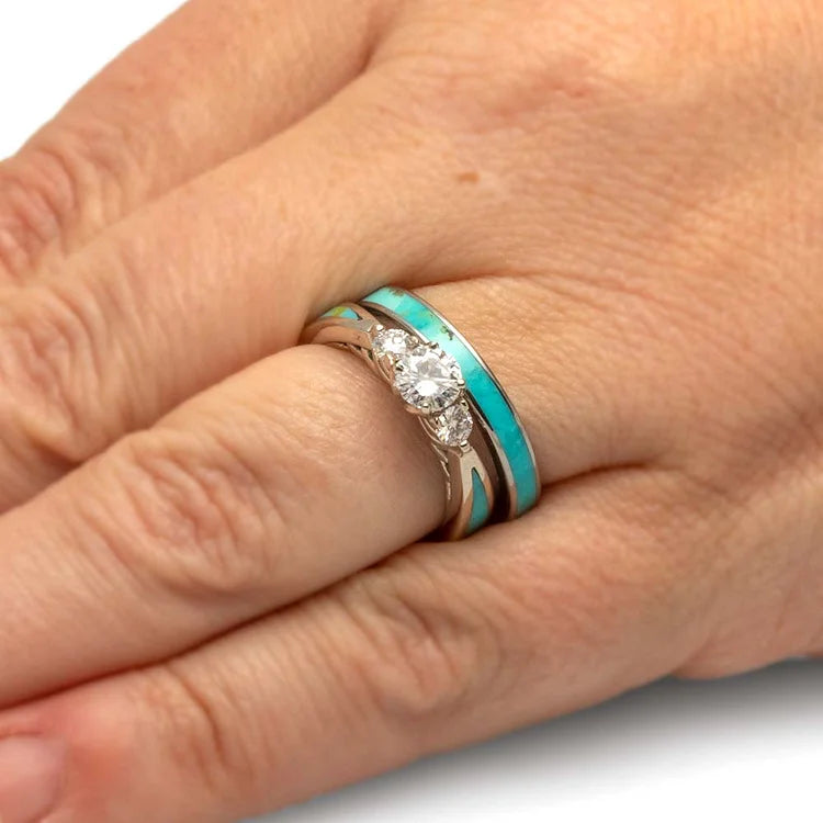 Turquoise Creative 2 - Piece Ring