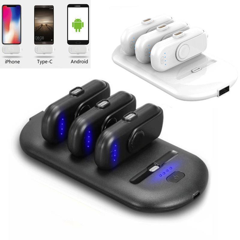 Portable Power Bank Charger - Magnetic Charging Packs for iPhone & Samsung