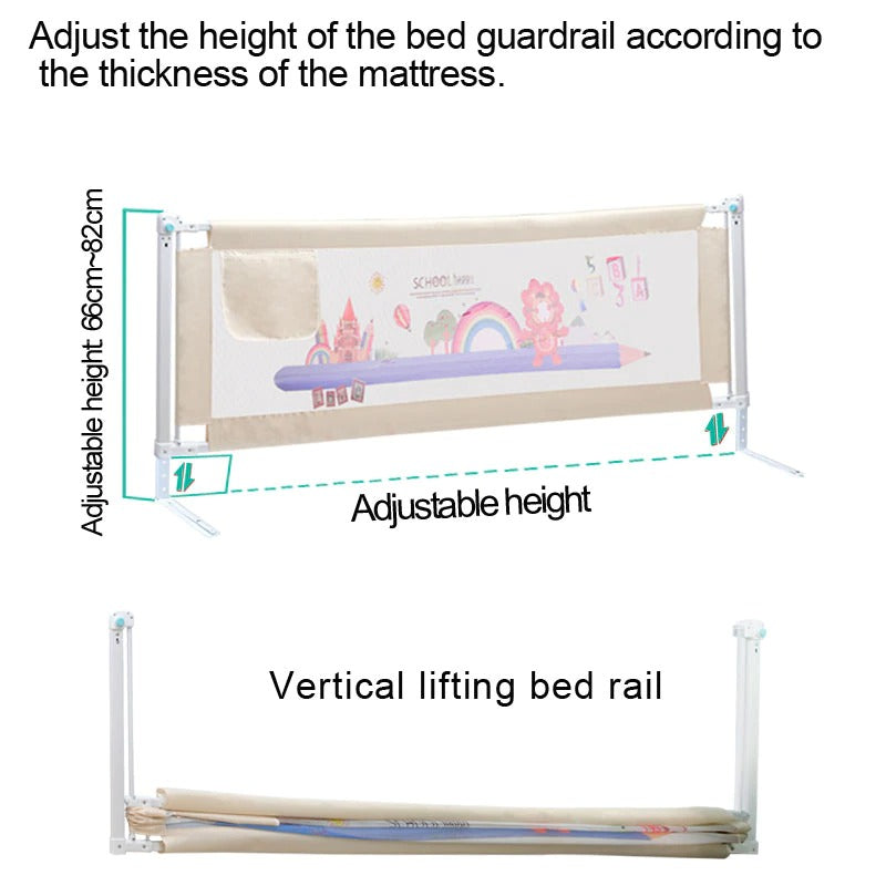 Foldable Baby Bed Rail Guard