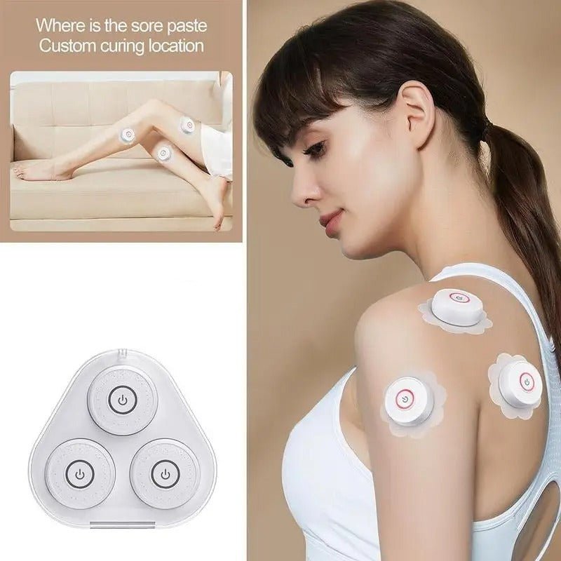 Graphene Infrared Intelligent TENS Massager and Moxibustion Device