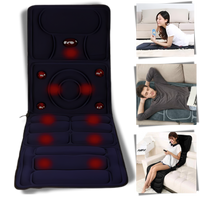 Full Body Heated Massage Pad - Vibration Back Massage Mat