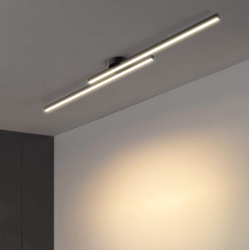 Modernes, dimmbares, lineares LED-Waschtischlicht mit 2 Lichtern, Warmweiß