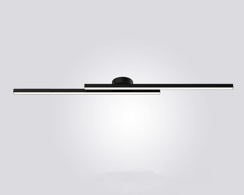 Contemporary 2-Light Dimmable Linear LED Vanity Light - Warm White
