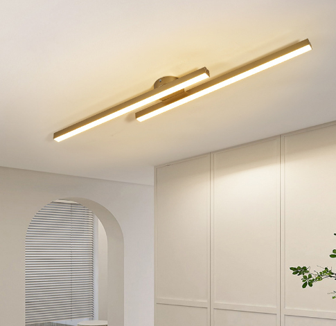 Modernes, dimmbares, lineares LED-Waschtischlicht mit 2 Lichtern, Warmweiß