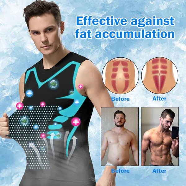 Tourmaline Posture Corrector Vest | Ionic Shaping Sleeveless T-Shirt