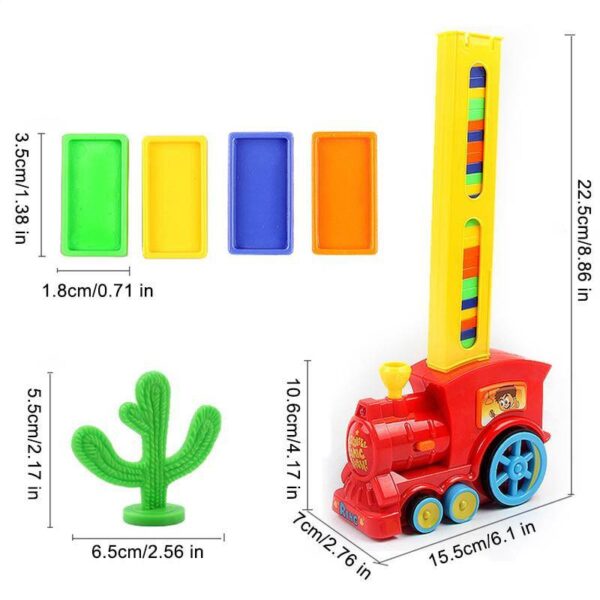 Automatic Domino Laying Toy – Fun & Interactive Domino Stacker for Kids