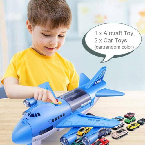 Interactive LED Light and Sound RC Plane for Kids