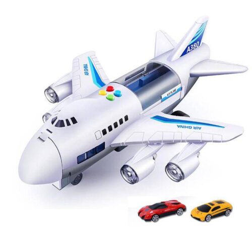 Interactive LED Light and Sound RC Plane for Kids