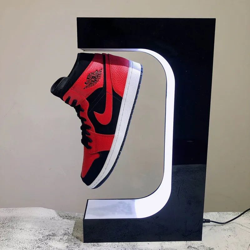 Levitating Shoe Display Stand | Magnetic Levitation Shoe Stand with LED Lights