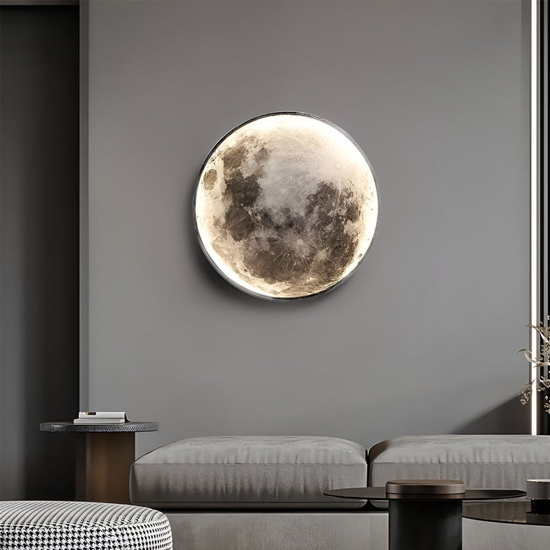Dimmbare moderne LED-Wandleuchte Lunar