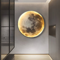 Dimmbare moderne LED-Wandleuchte Lunar