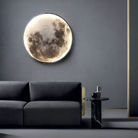 Dimmbare moderne LED-Wandleuchte Lunar