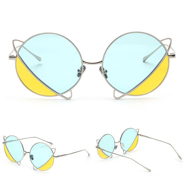 Alloy Frame Saturn's Ring Sunglasses