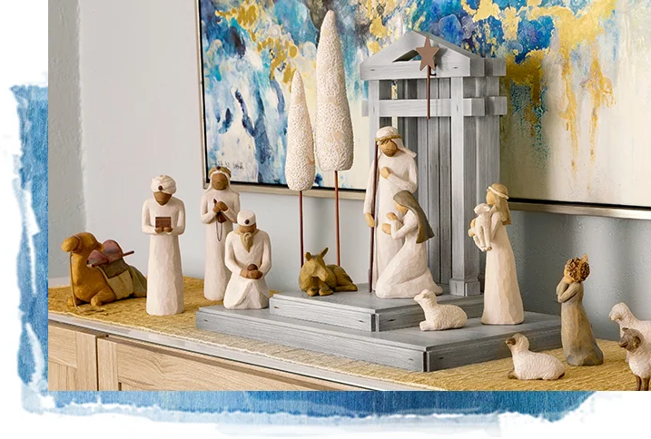 Complete 20-Piece Nativity Scene Set for Christmas Decor