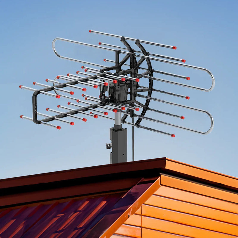 Outdoor Long Range 500+ Mile TV Antenna with UHF/VHF/FM Radio