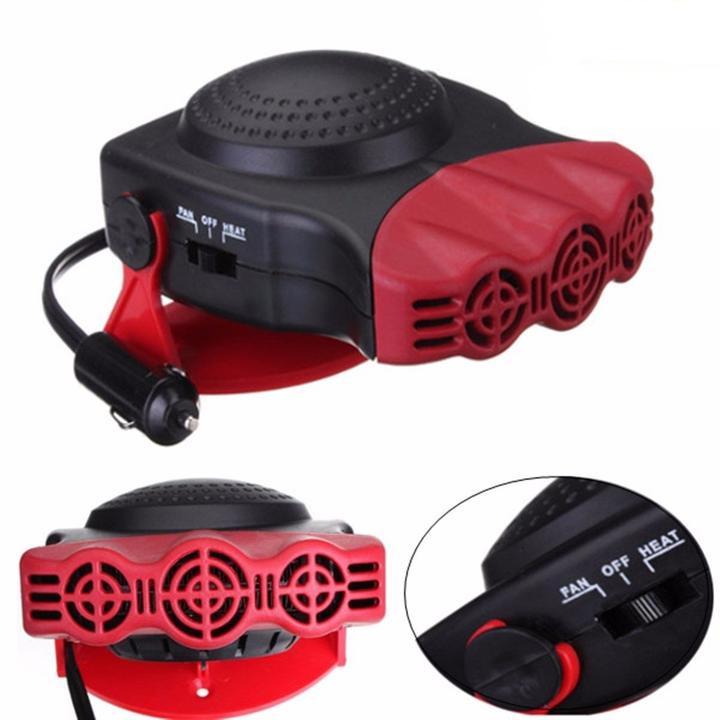 Portable Auto Car Heater Cooler Fan - 12 Volt Defroster Heater
