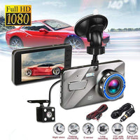 1080P HD Front And Rear Dash Cam Surveillance