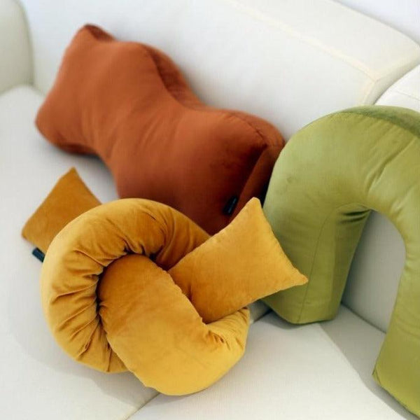 Soft Retro Shapes Pillow