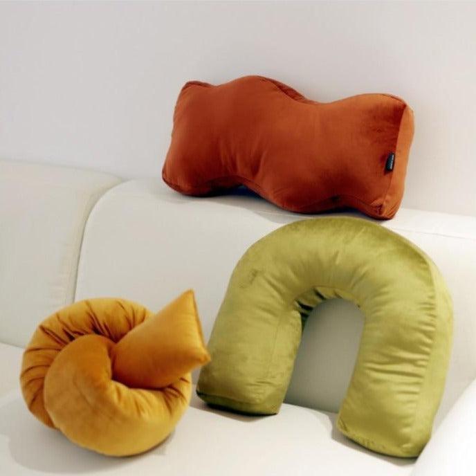 Soft Retro Shapes Pillow